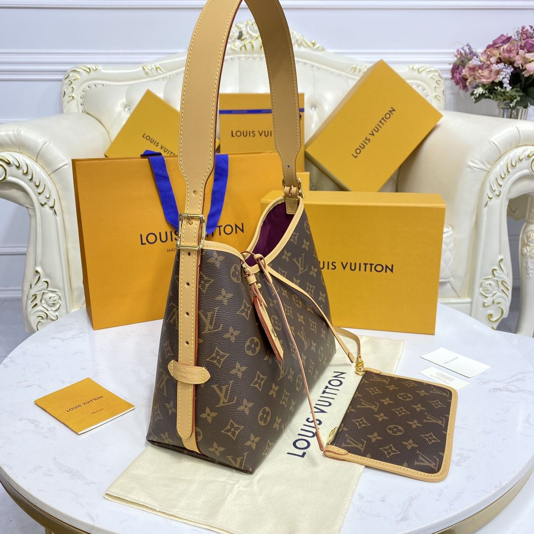 #m46203 l**is V*t*n monogram canvas carryall pm handbag