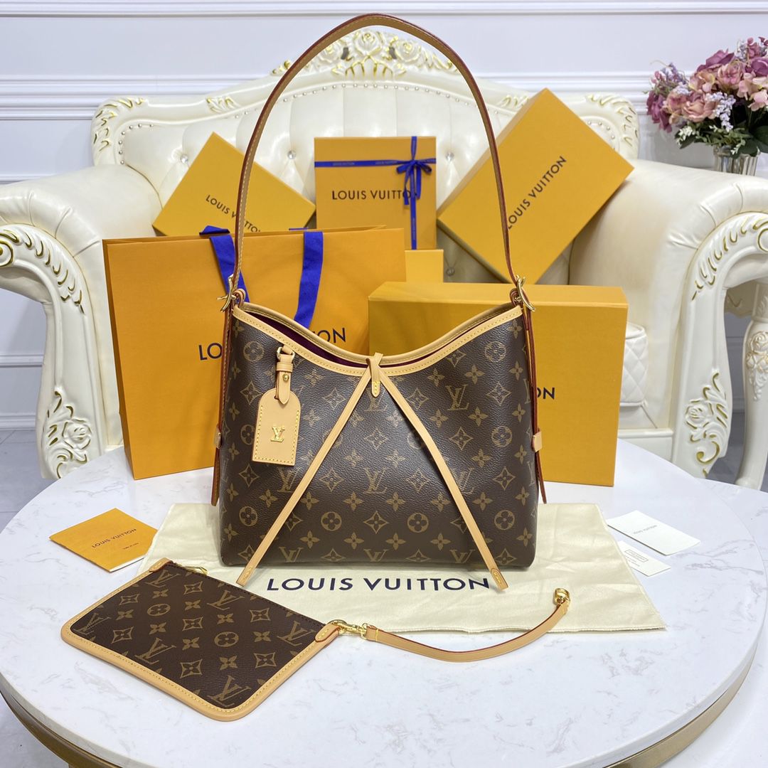 #m46203 l**is V*t*n monogram canvas carryall pm handbag