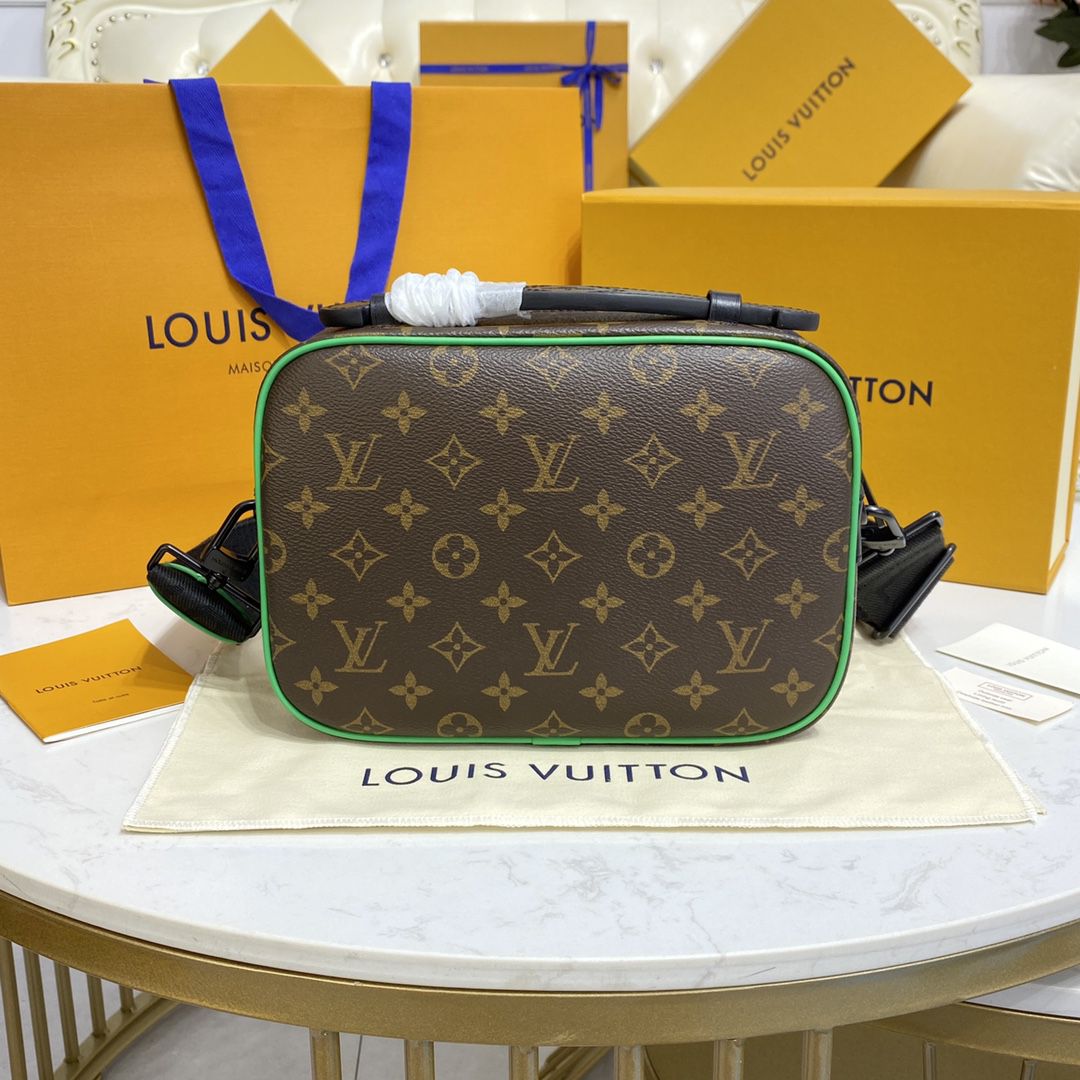 #m46246 l**is V*t*n monogram macassar s lock messenger