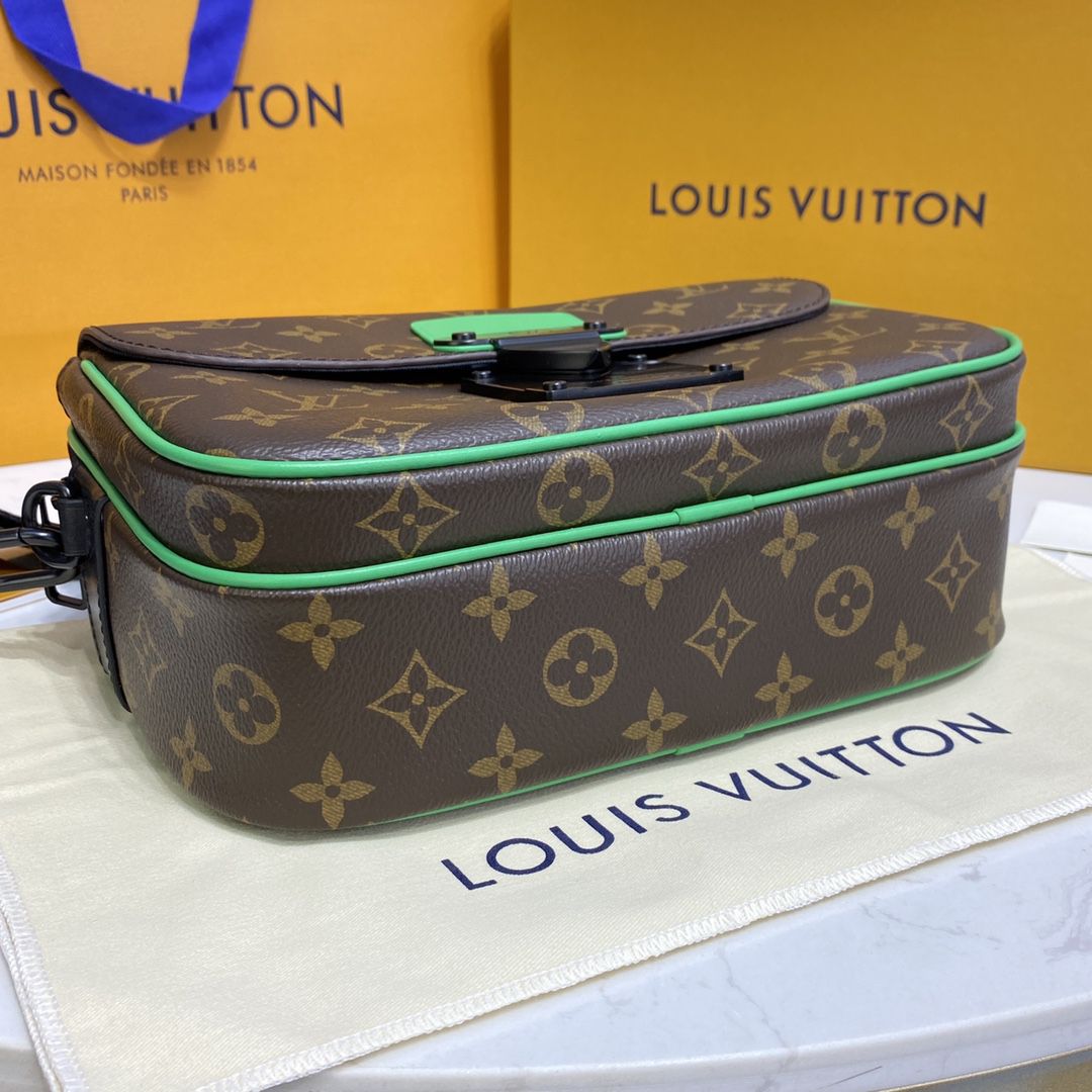 #m46246 l**is V*t*n monogram macassar s lock messenger