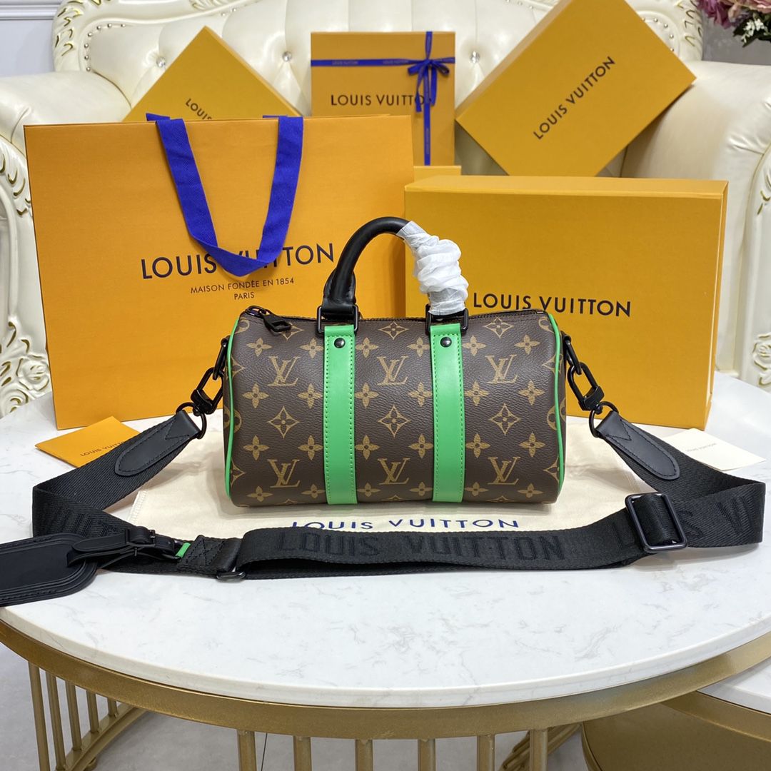 #m46249 l**is V*t*n monogram macassar keepall bandouliÈre 25