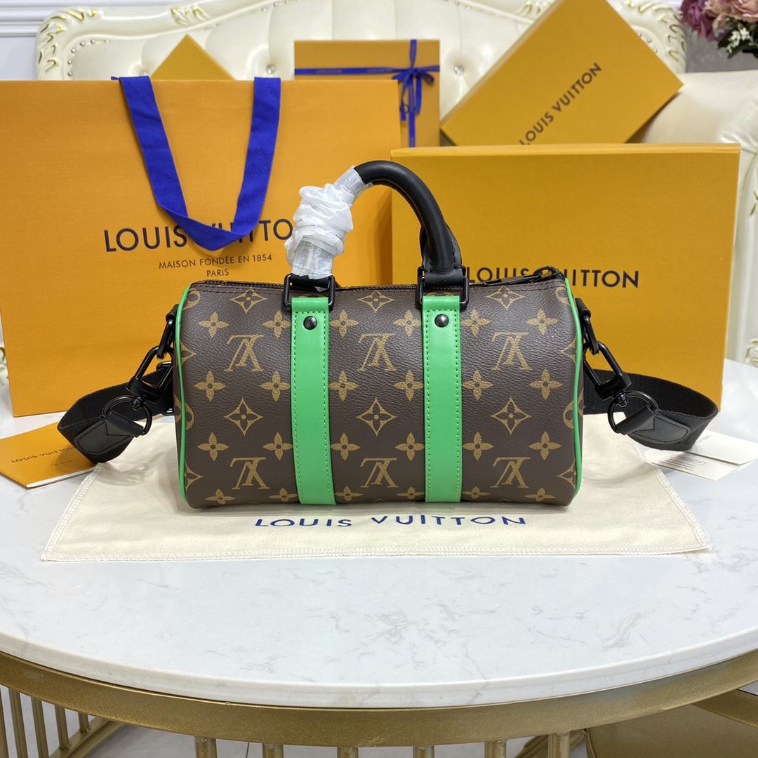 #m46249 l**is V*t*n monogram macassar keepall bandouliÈre 25