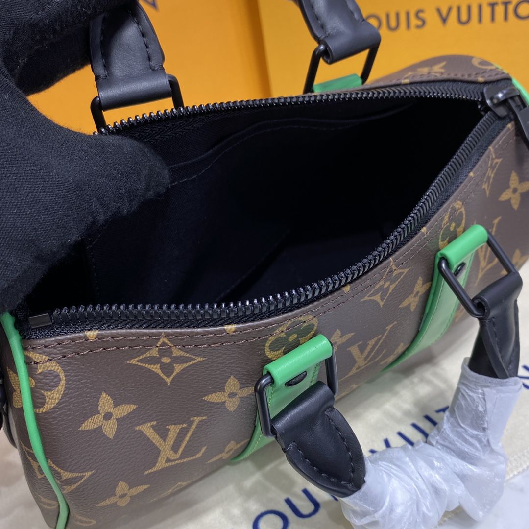 #m46249 l**is V*t*n monogram macassar keepall bandouliÈre 25