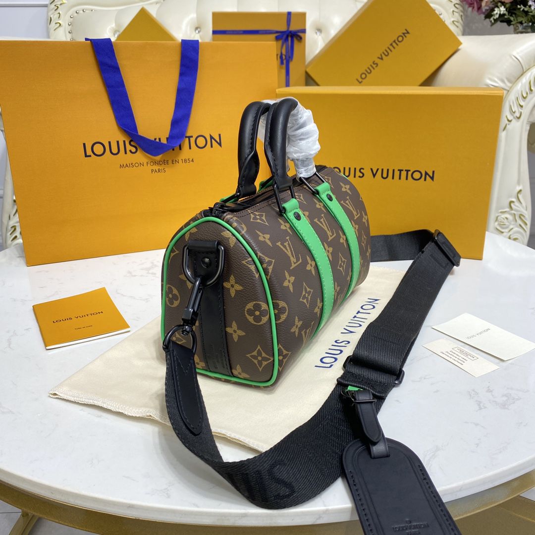 #m46249 l**is V*t*n monogram macassar keepall bandouliÈre 25