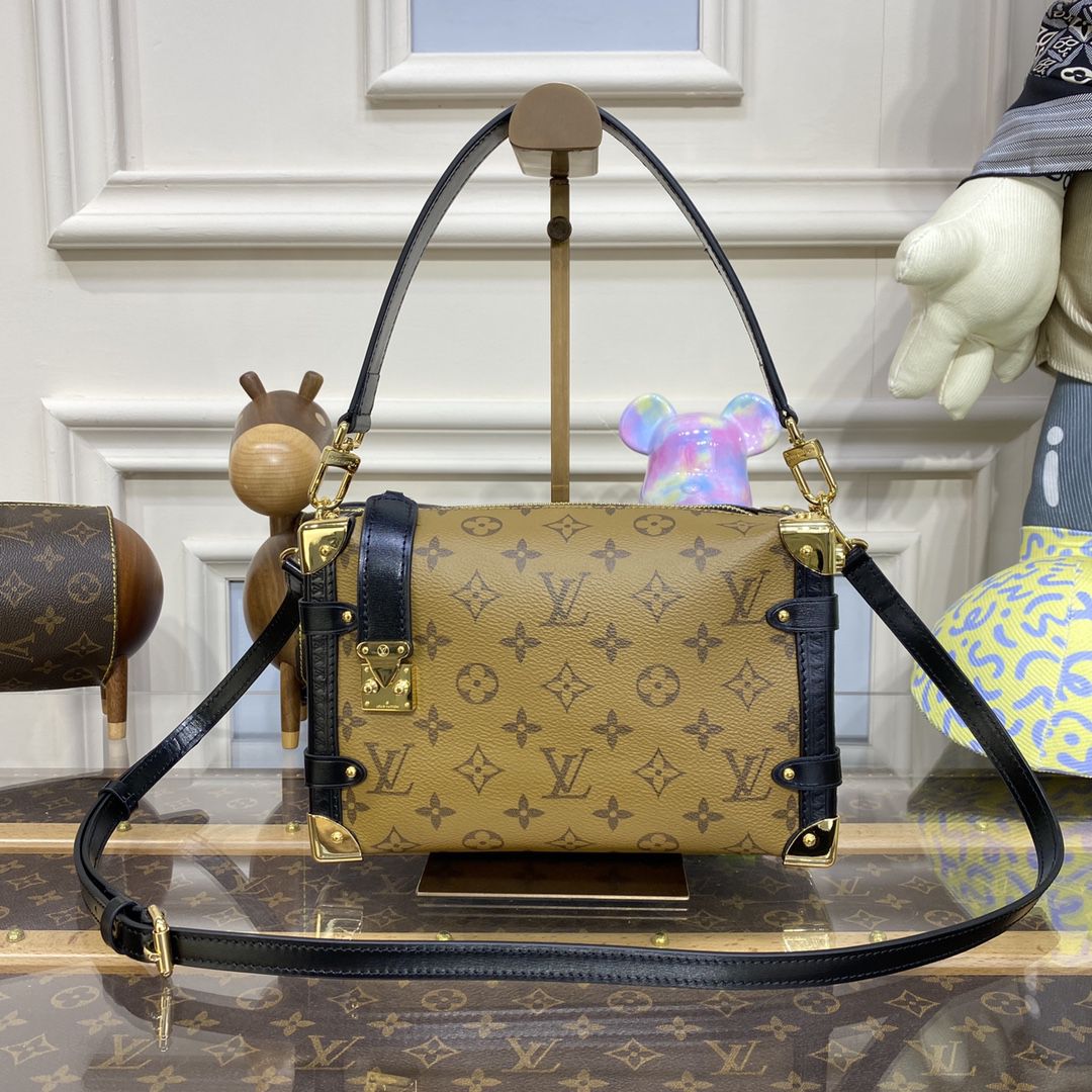 #m46358-2 l**is V*t*n monogram canvas side trunk pm handbag