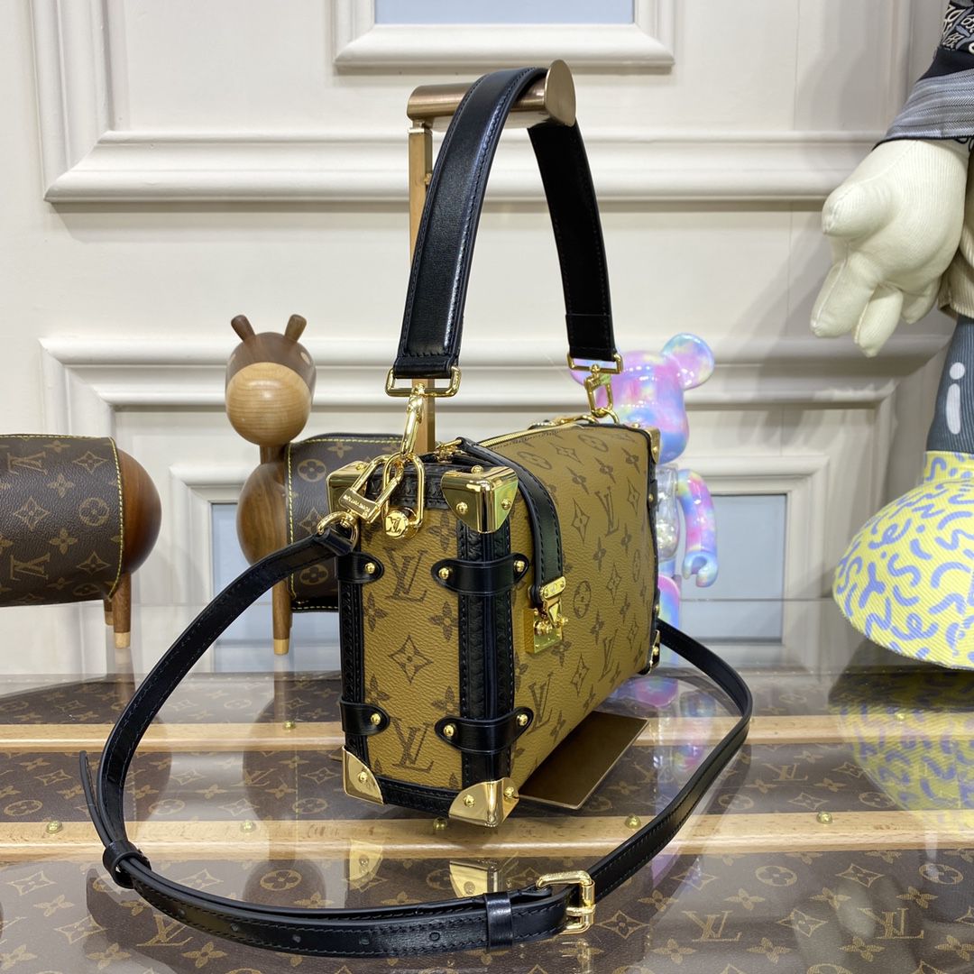 #m46358-2 l**is V*t*n monogram canvas side trunk pm handbag