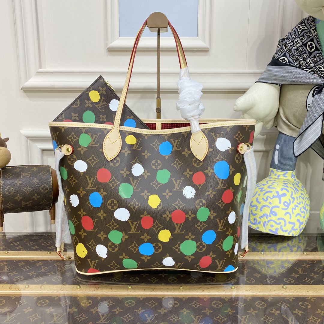 #m46381 l**is V*t*n x yayoi kusama lv x yk neverfull mm