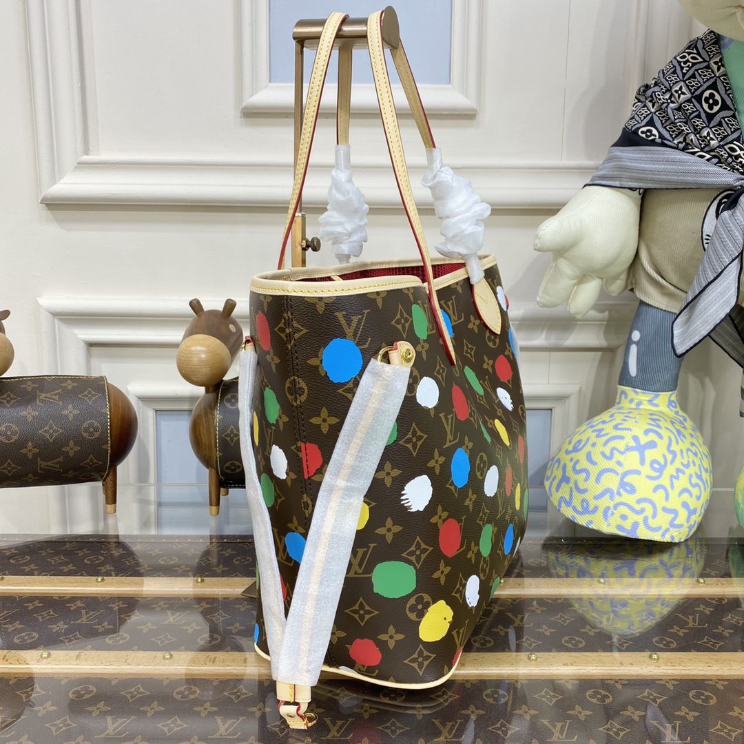 #m46381 l**is V*t*n x yayoi kusama lv x yk neverfull mm