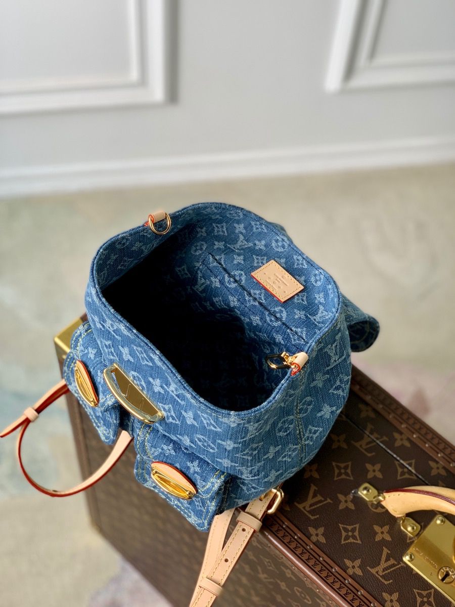 m46836 l**is V*t*n monogram denim venice backpack