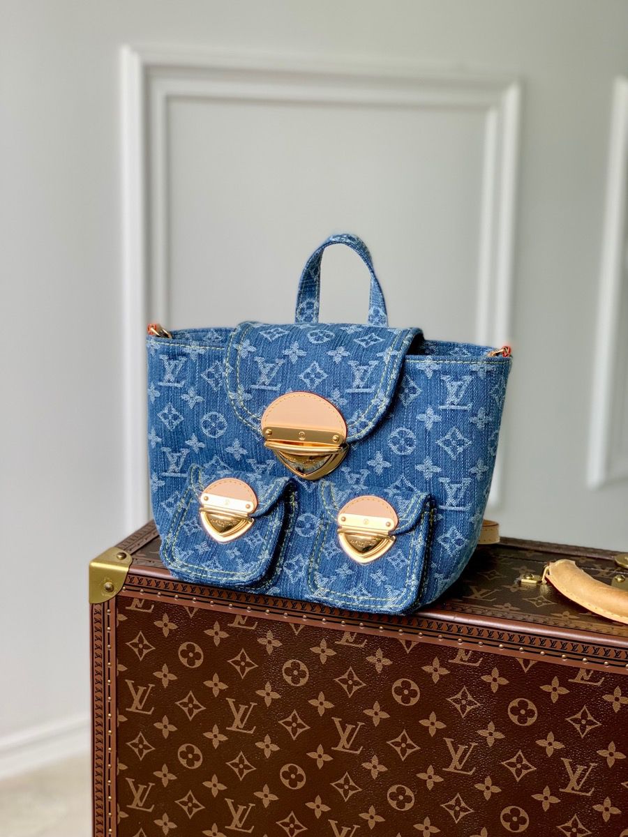 m46836 l**is V*t*n monogram denim venice backpack