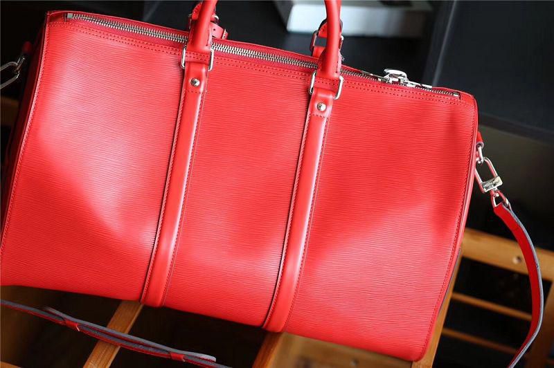 m53419 l**is V*t*n x sup*e 2017 premium epi keepall 45 bandoulière-red