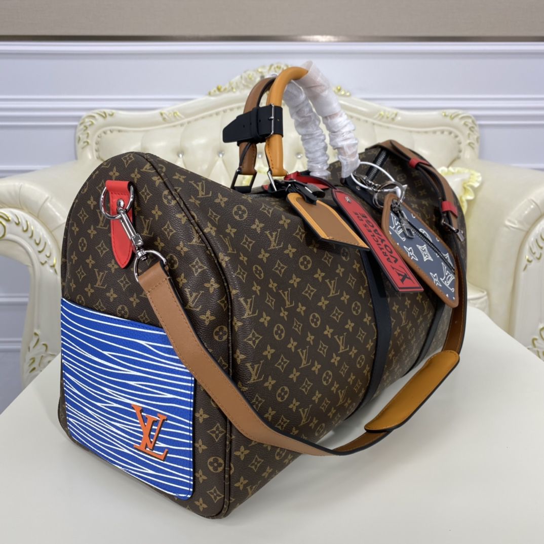 #m56855 l**is V*t*n keepall bandouliere 50 virgil abloh’s new “patchwork” version