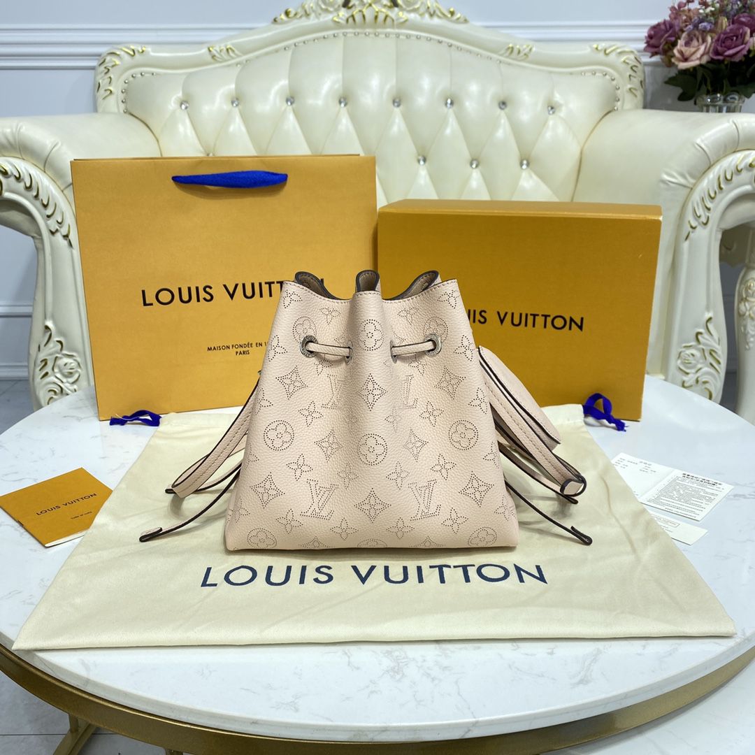 #m57068 l**is V*t*n monogram motif bella bucket bag-pink