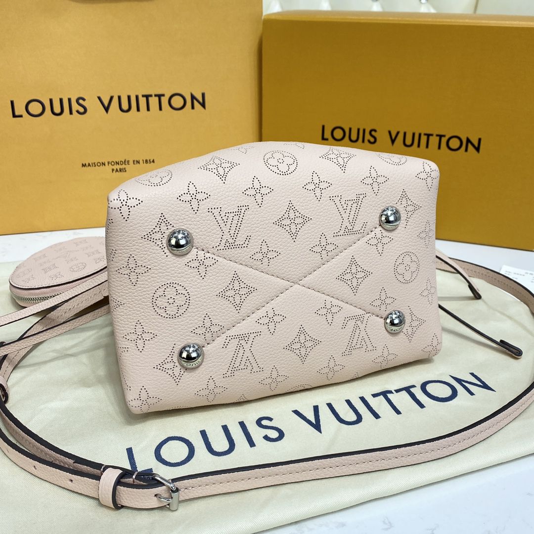 #m57068 l**is V*t*n monogram motif bella bucket bag-pink