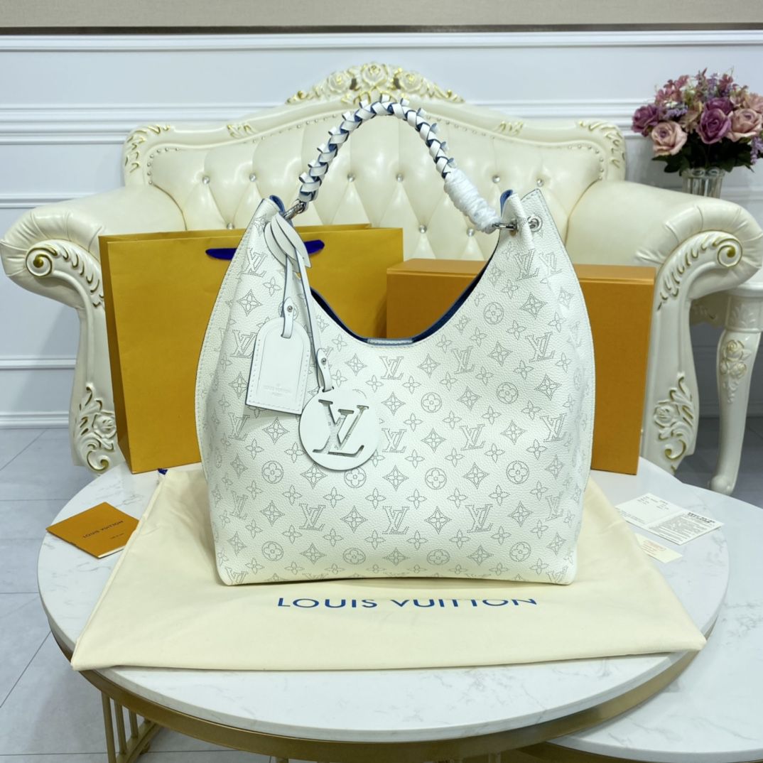 #m57572 l**is V*t*n monogram mahina carmel hobo bag