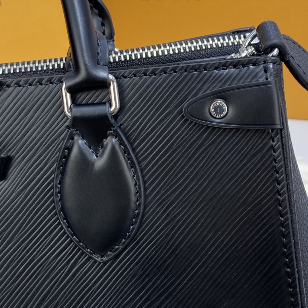 #m57680 l**is V*t*n epi grained grenelle tote pm-black