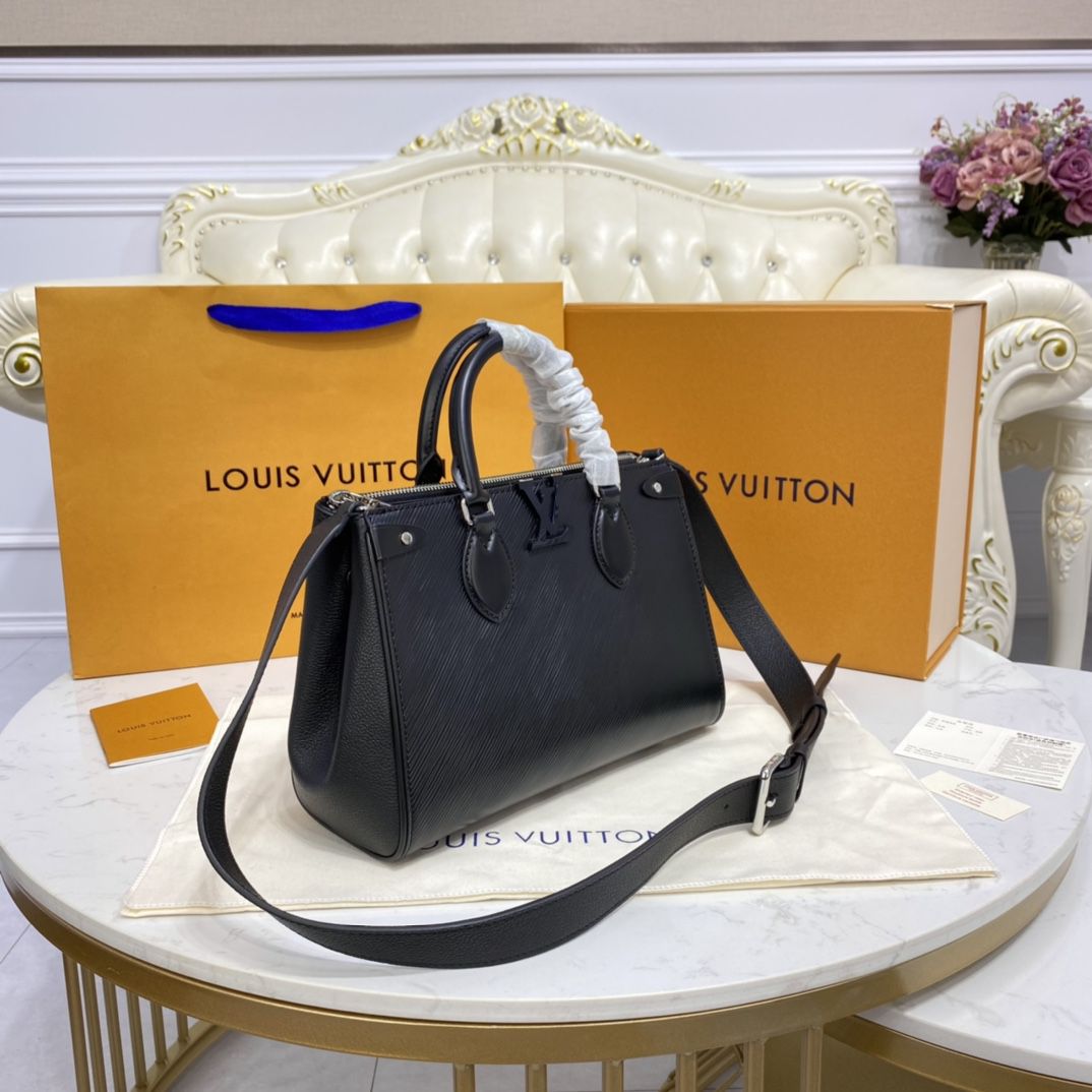 #m57680 l**is V*t*n epi grained grenelle tote pm-black