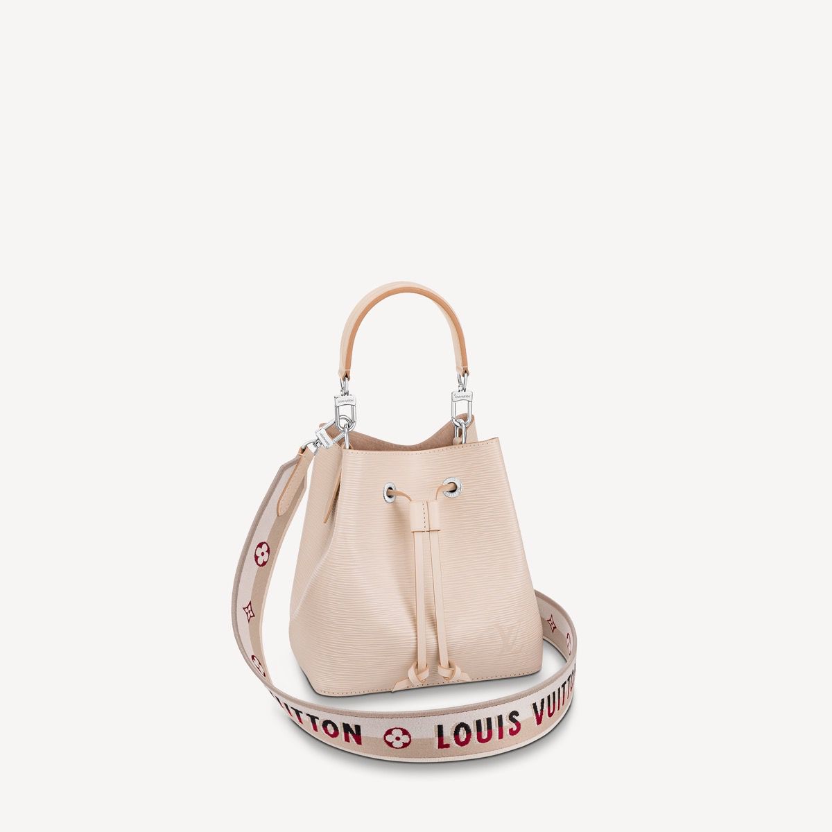 #m57693 l**is V*t*n epi grained néonoé bb bucket bag-cream