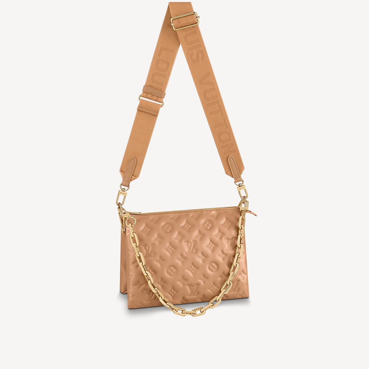 #m57791 l**is V*t*n monogram embossed puffy coussin pm handbag