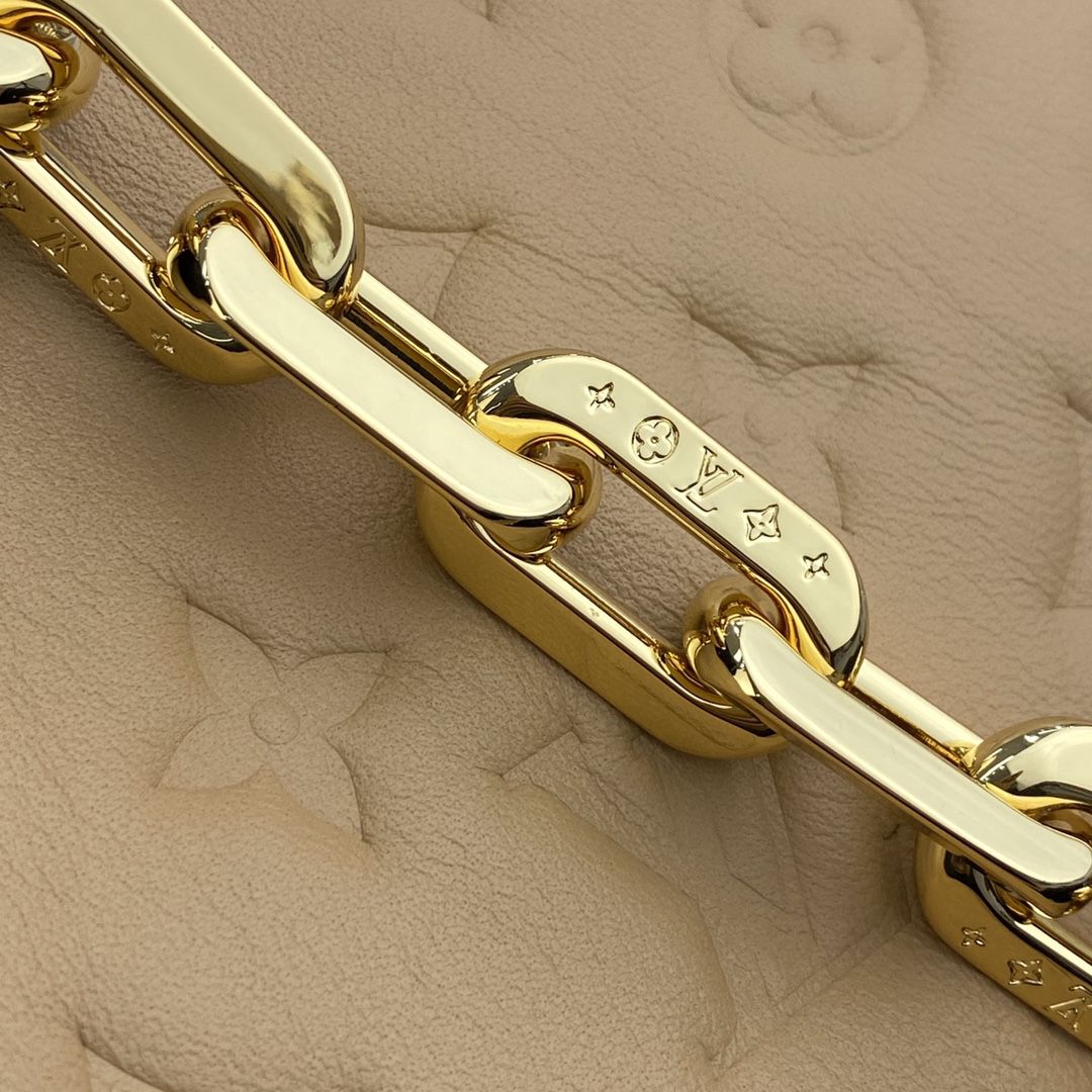 #m57791 l**is V*t*n monogram embossed puffy coussin pm handbag
