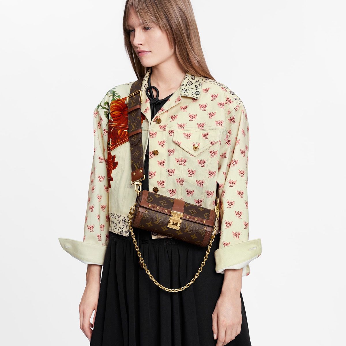 #m57835 l**is V*t*n monogram canvas papillon trunk handbag