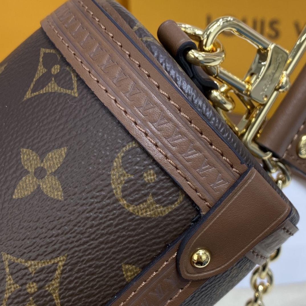 #m57835 l**is V*t*n monogram canvas papillon trunk handbag