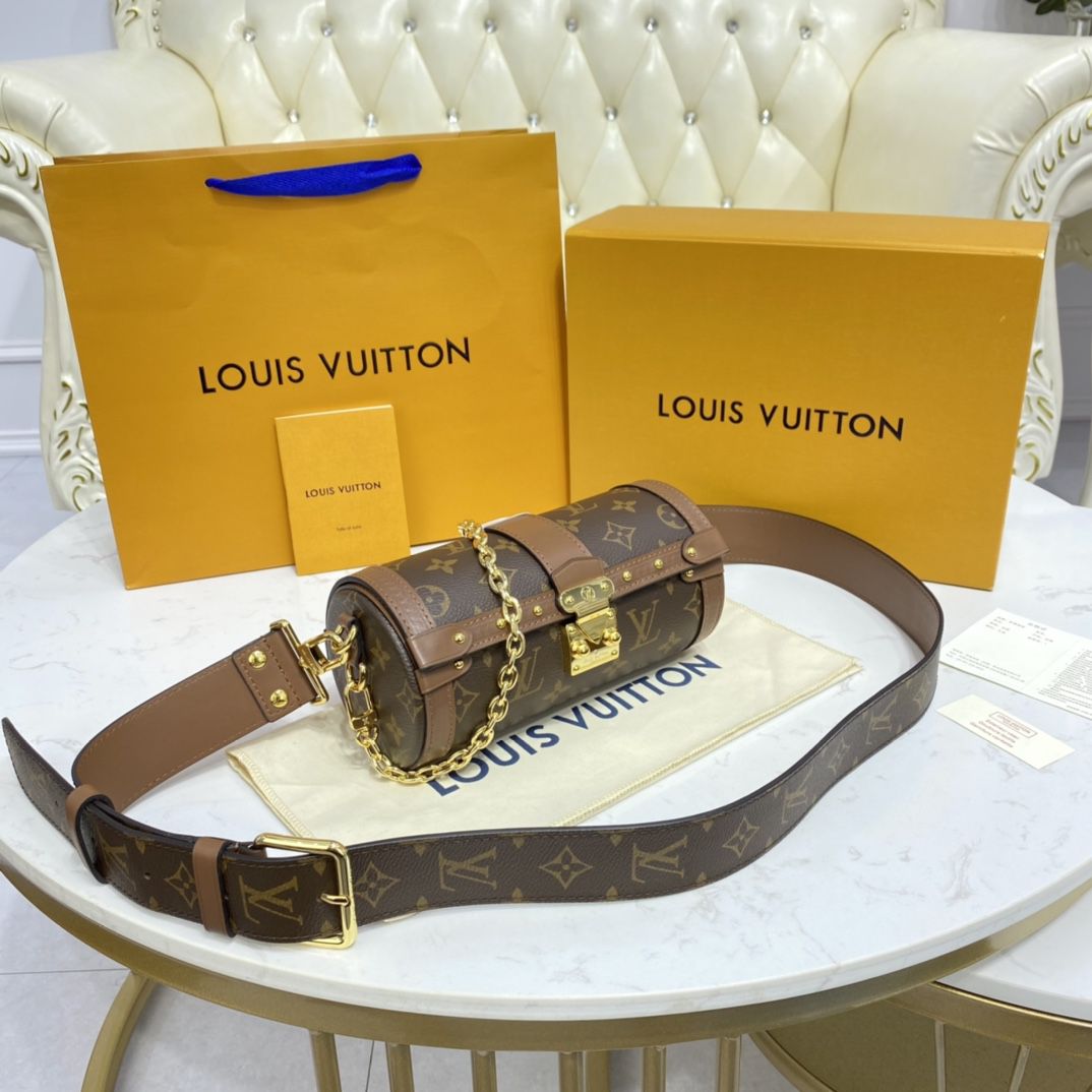 #m57835 l**is V*t*n monogram canvas papillon trunk handbag