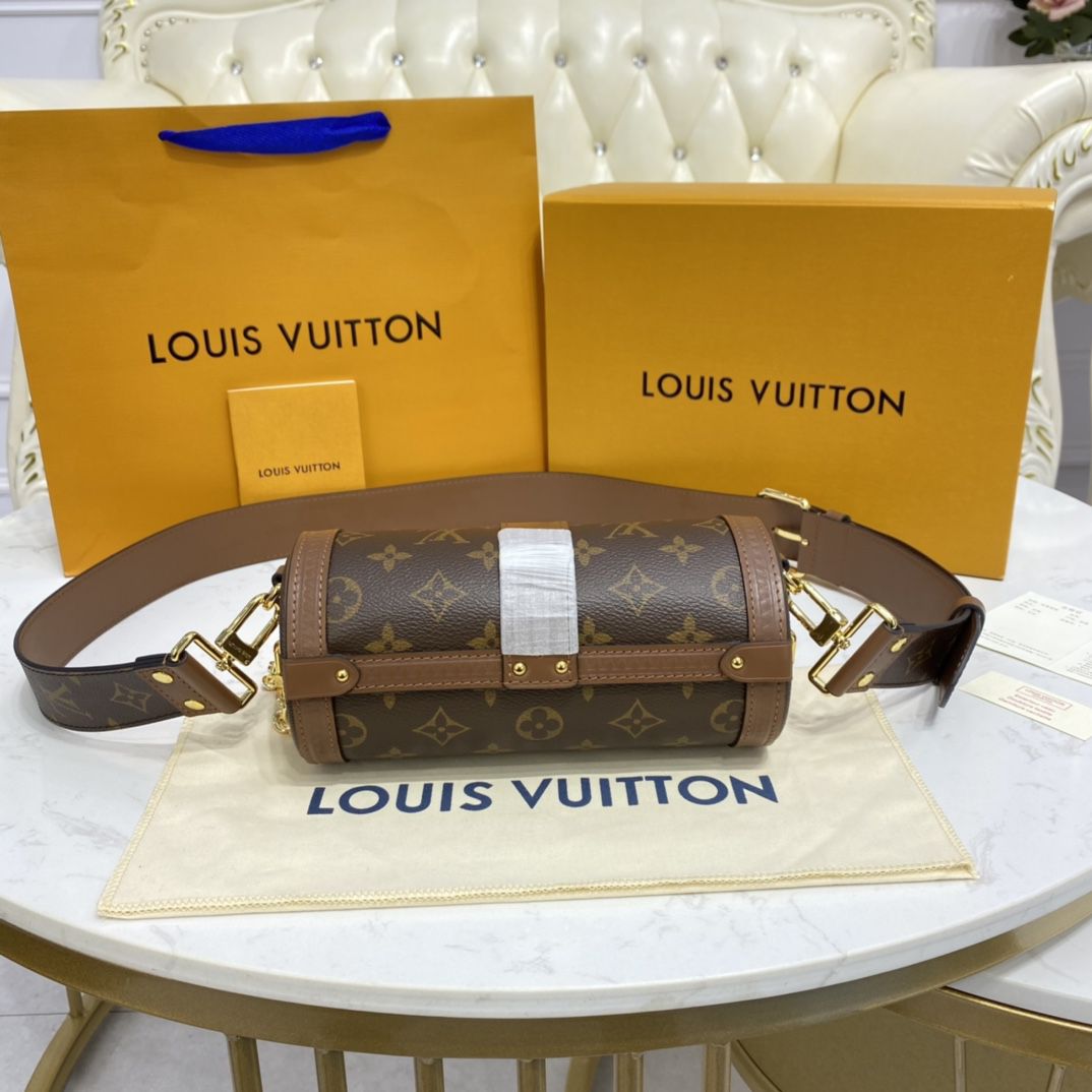 #m57835 l**is V*t*n monogram canvas papillon trunk handbag