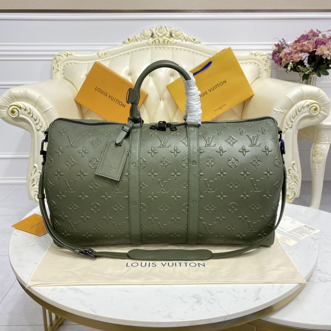 #m57963 l**is V*t*n monogram seal keepall bandouliere 50