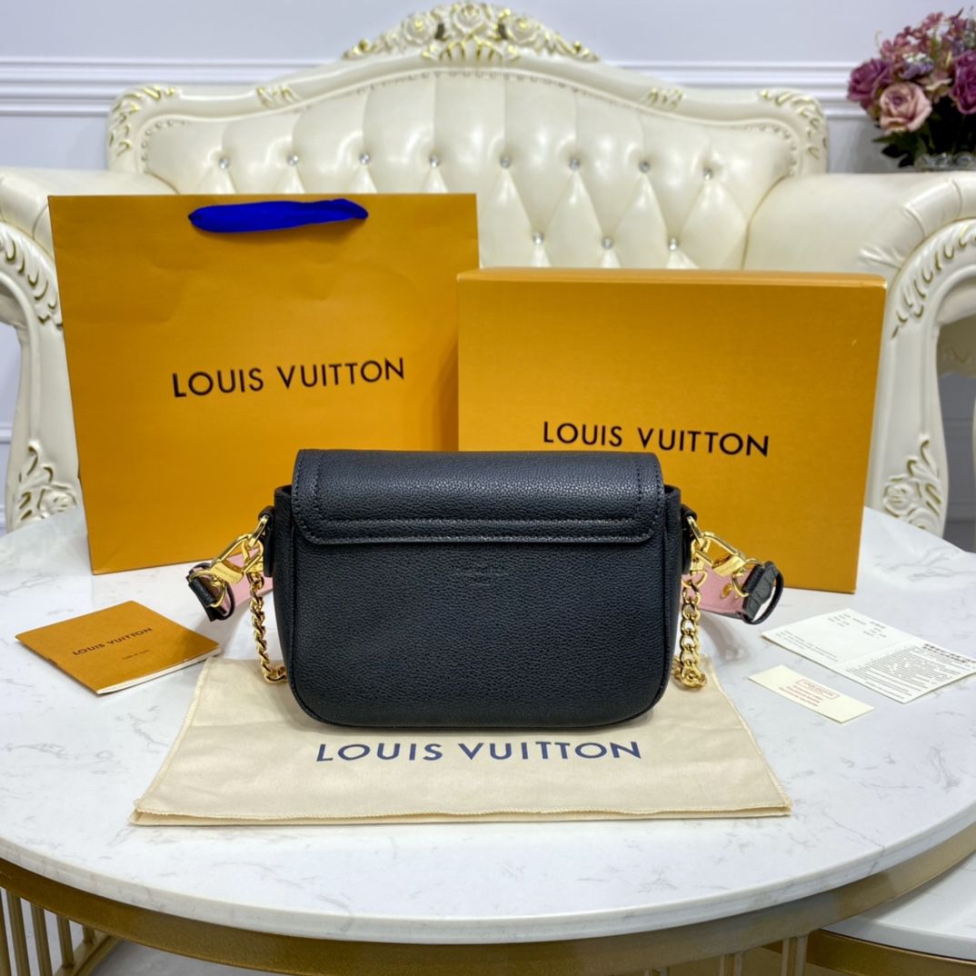 #m58557 l**is V*t*n grained calf leather lockme tender