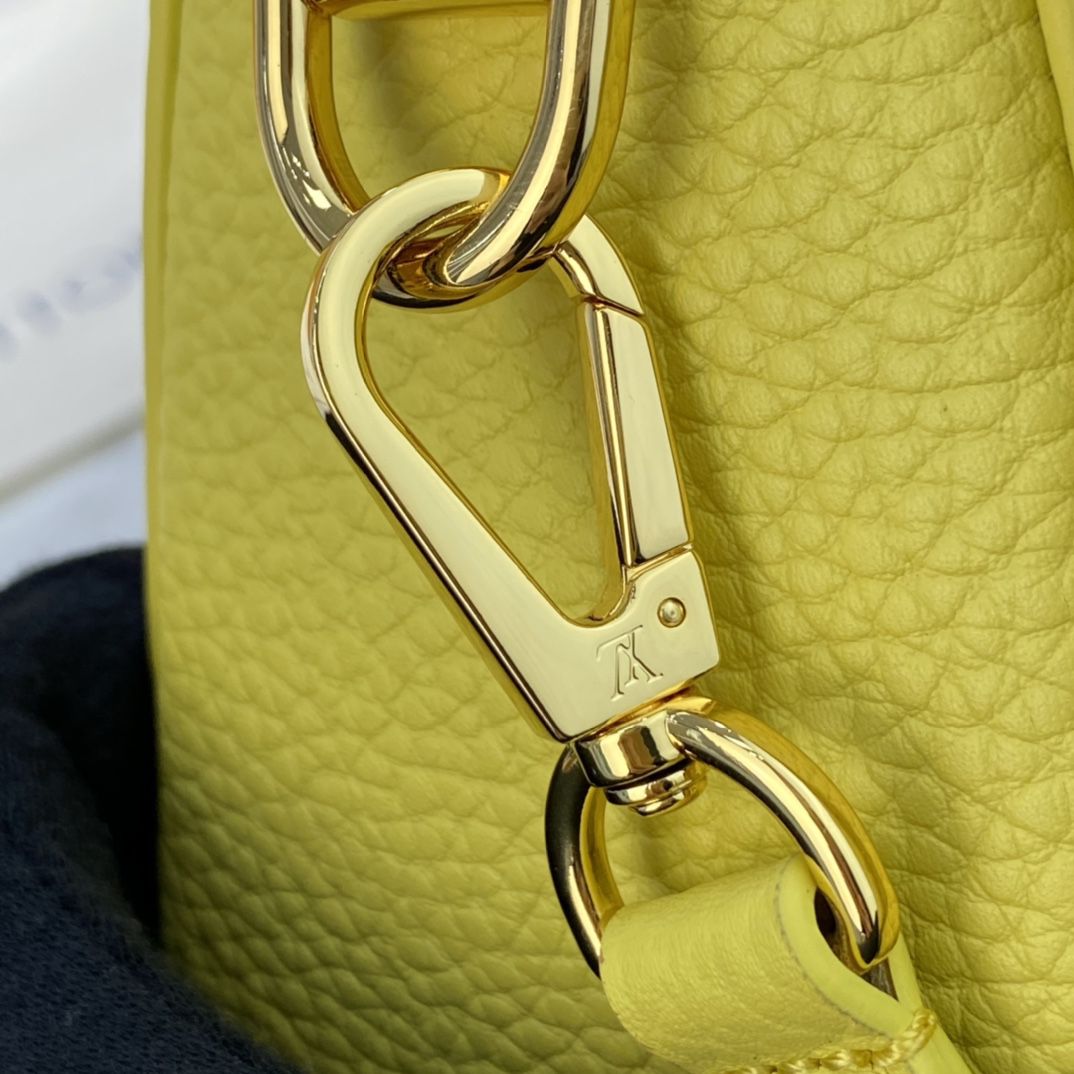 #m58571 l**is V*t*n taurillon leather twist pm-yellow
