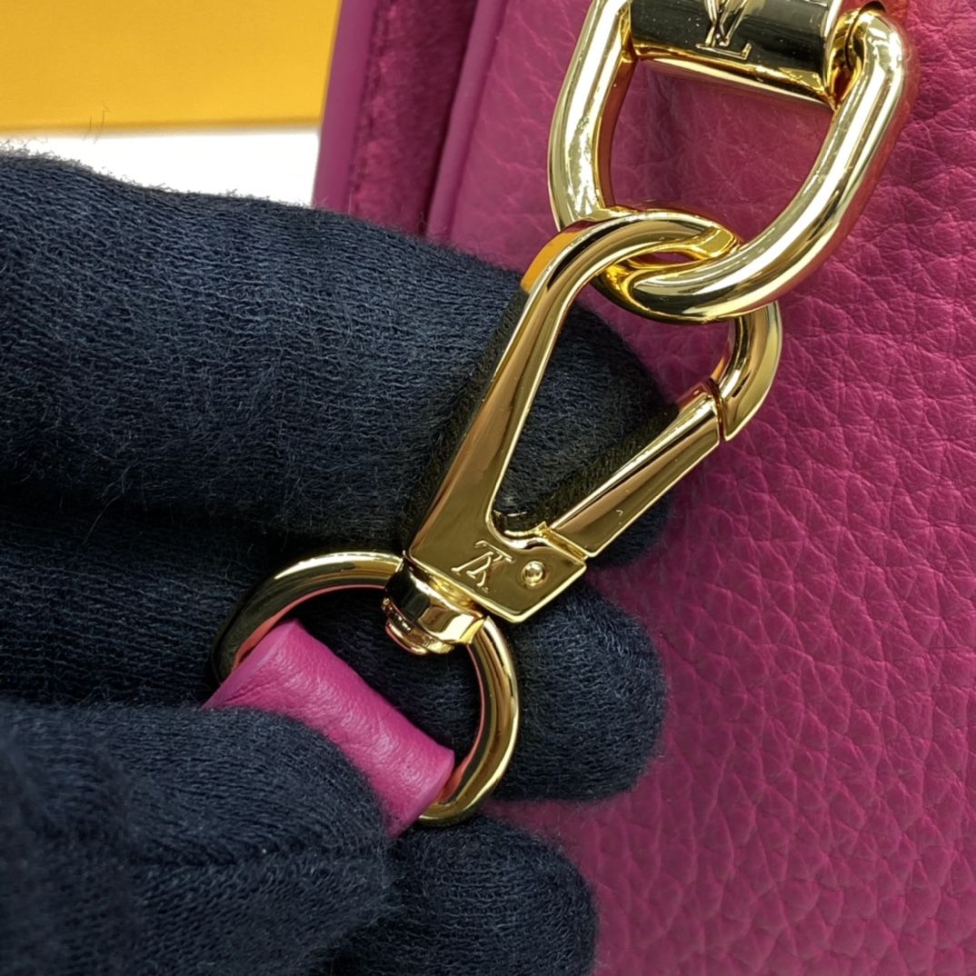 #m58691 l**is V*t*n taurillon leather twist pm-pink