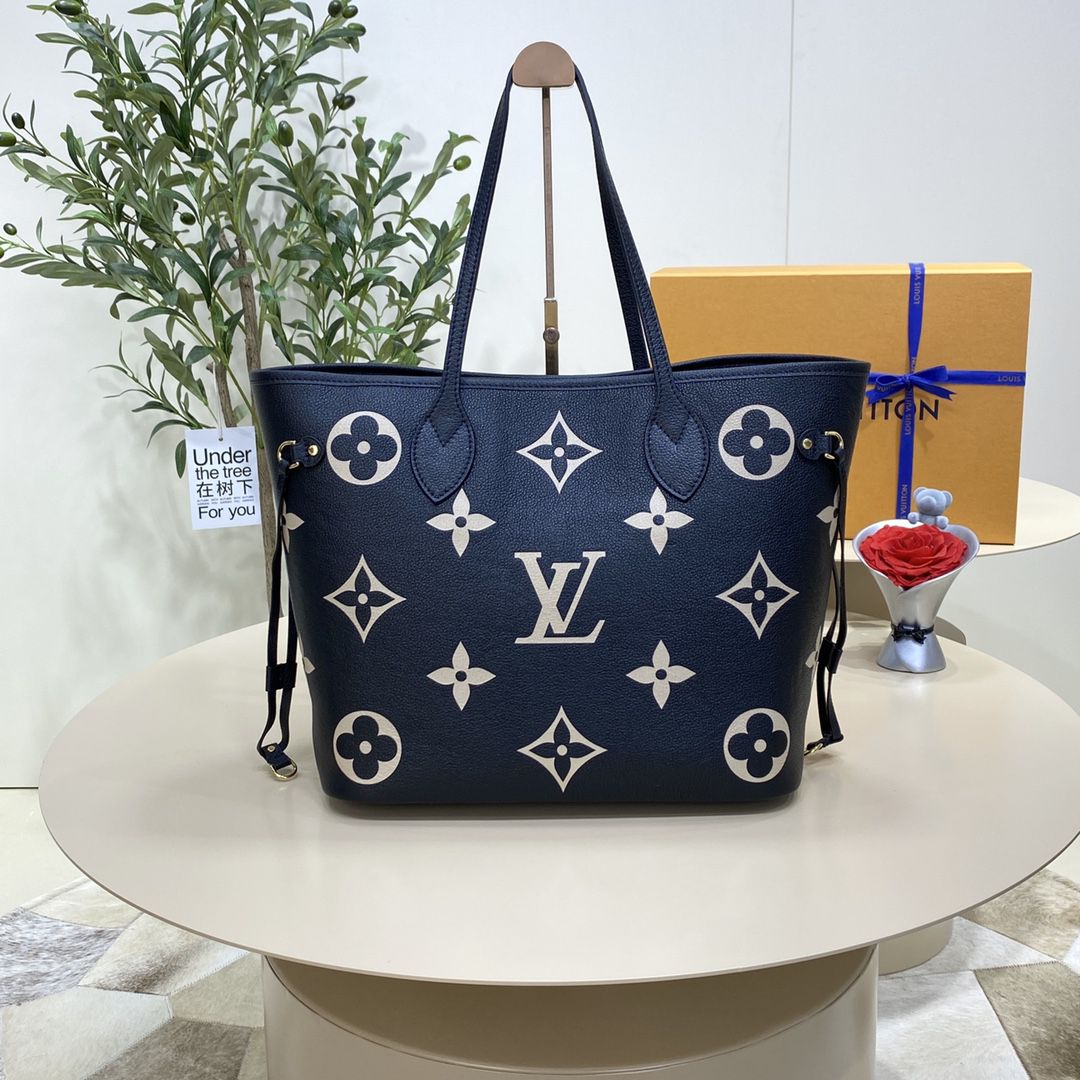 #m58907 l**is V*t*n monogram roomy neverfull mm tote bag