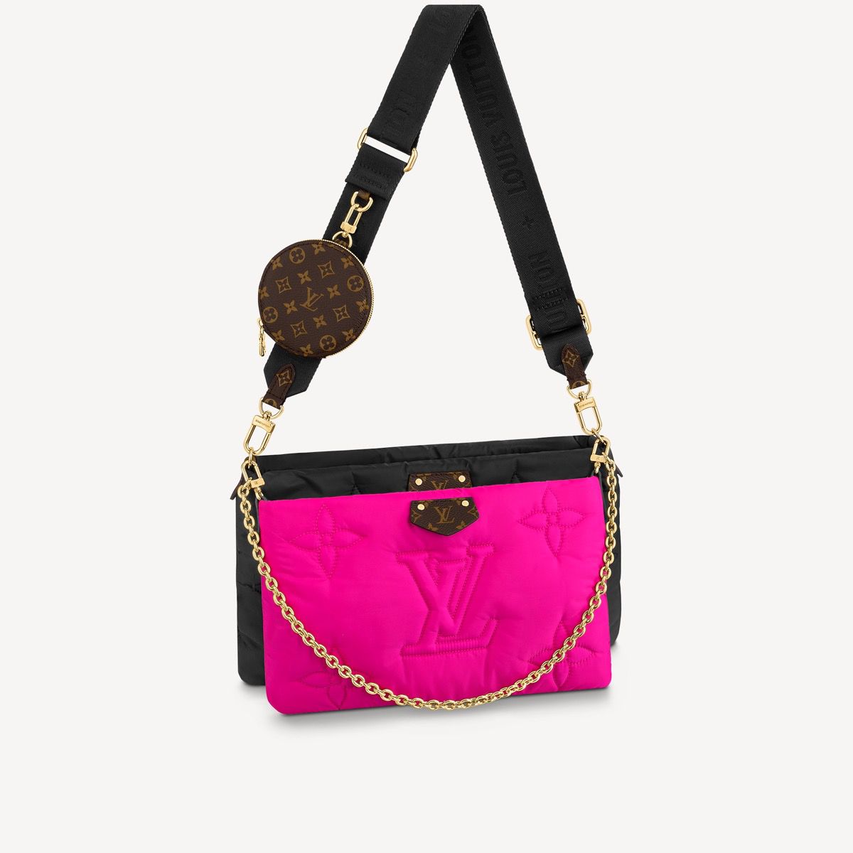 #m58980 l**is V*t*n maxi multi pochette accessoires bag-fuchsia