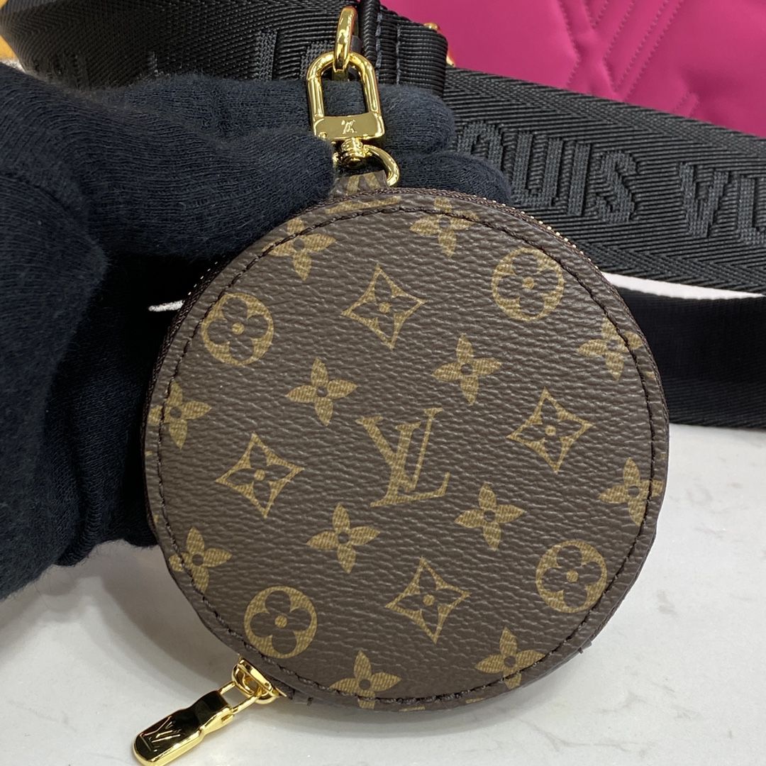 #m58980 l**is V*t*n maxi multi pochette accessoires bag-fuchsia