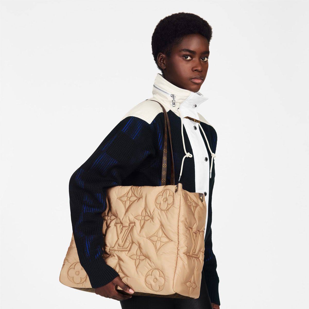 #m59007 l**is V*t*n monogram econyl onthego gm tote bag