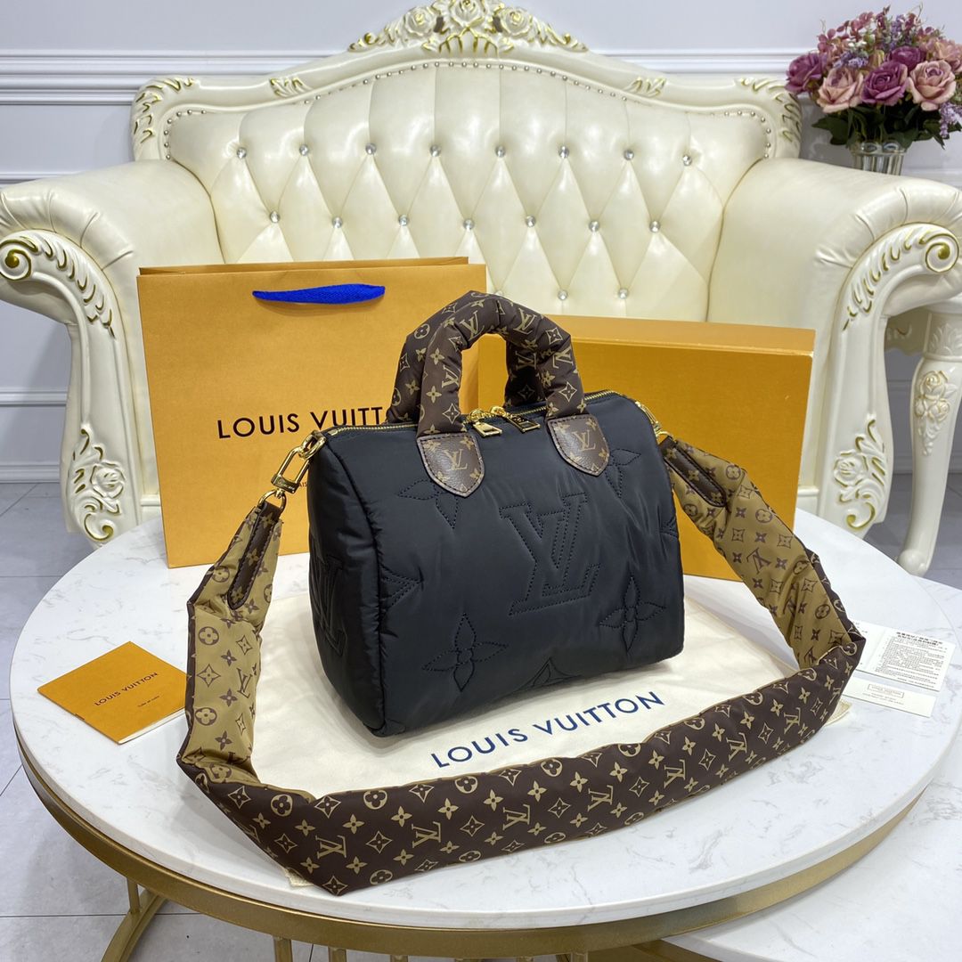 #m59008 l**is V*t*n monogram econyl speedy bandoulière 25 handbag