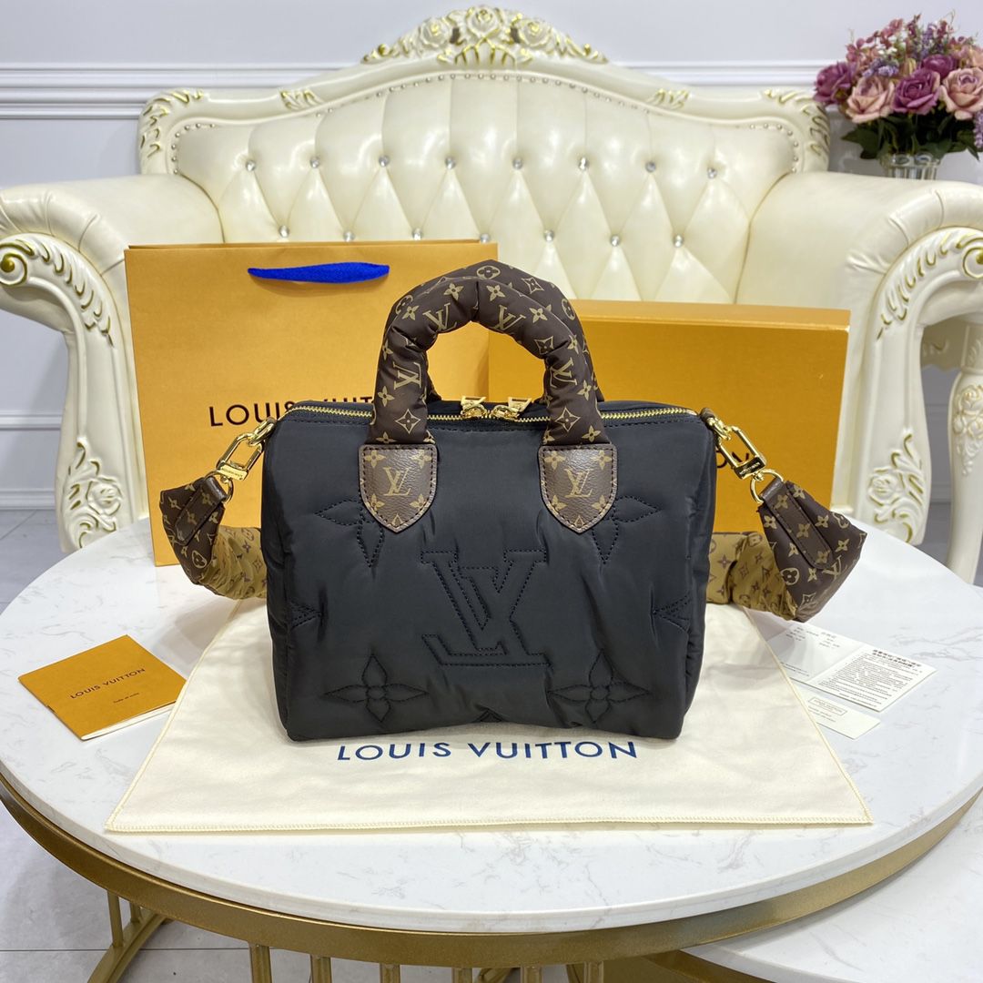 #m59008 l**is V*t*n monogram econyl speedy bandoulière 25 handbag