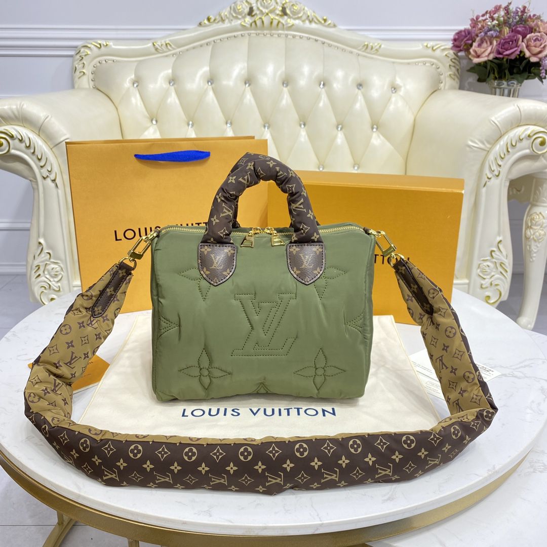 #m59009 l**is V*t*n monogram econyl speedy bandoulière 25 handbag