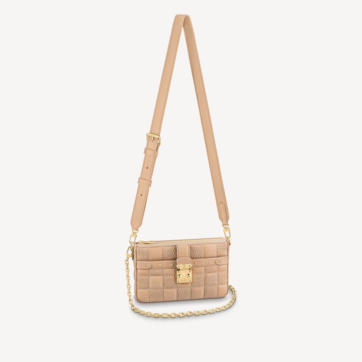#m59048 l**is V*t*n damier quilt pochette troca