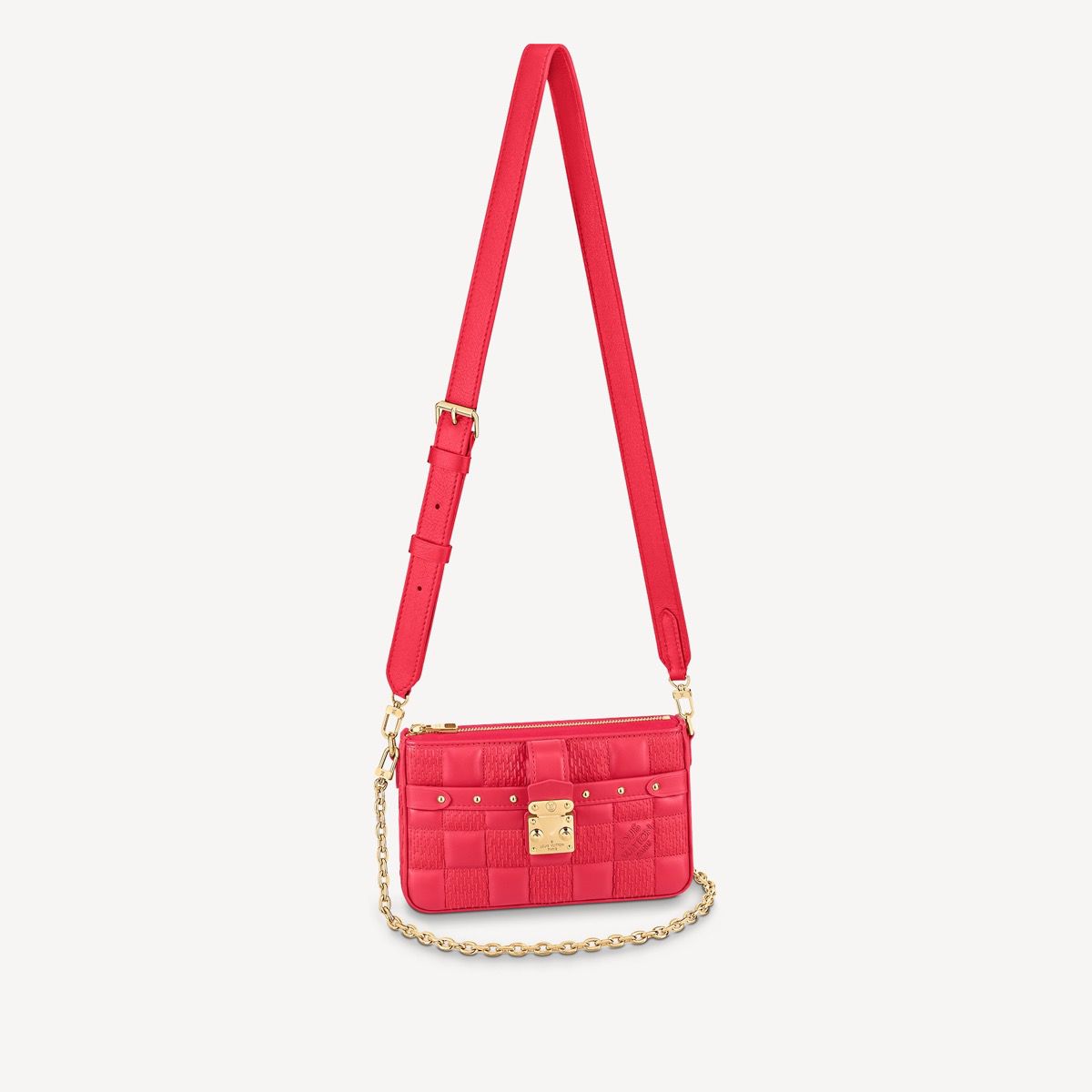 #m59049 l**is V*t*n damier quilt pochette troca