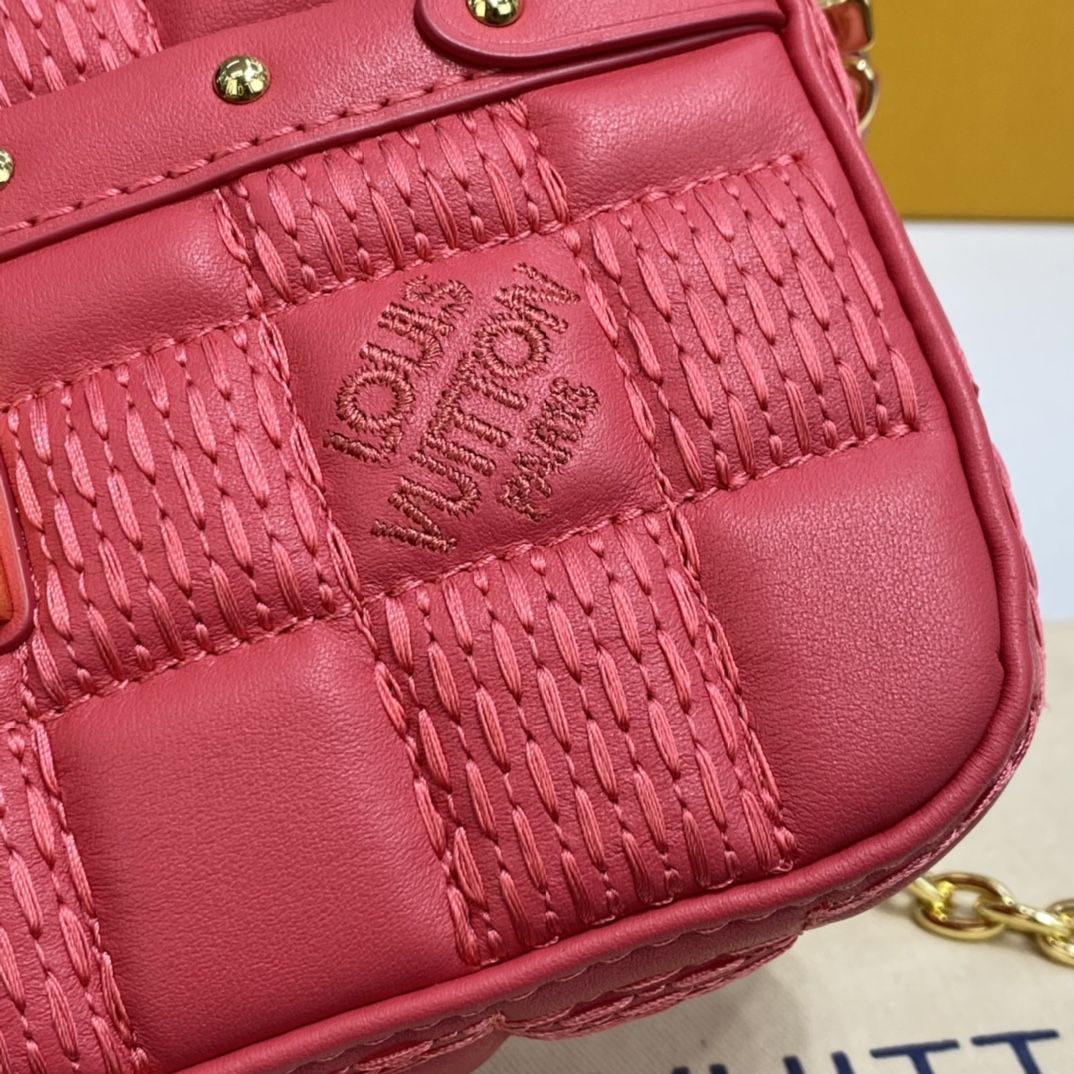 #m59049 l**is V*t*n damier quilt pochette troca