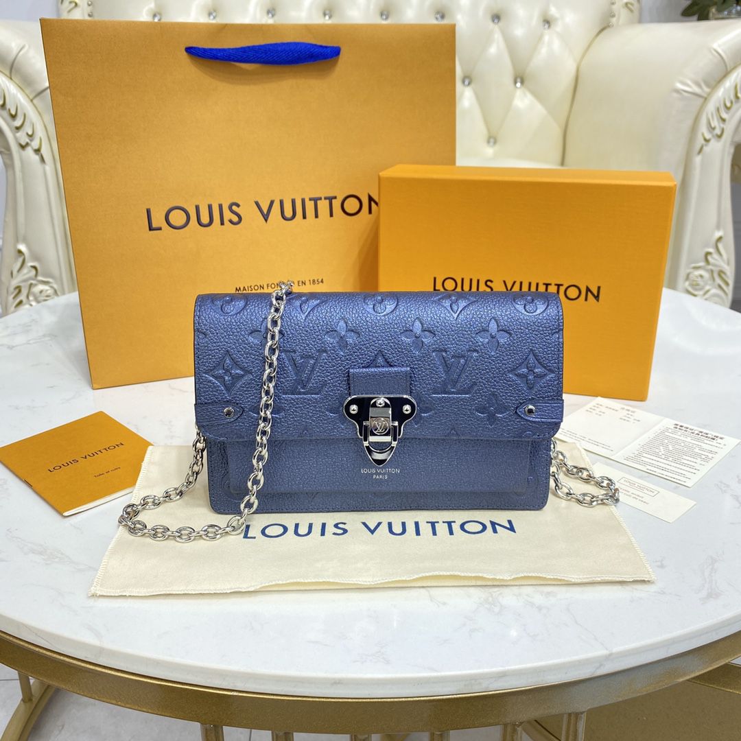 #m59077 l**is V*t*n monogram empreinte vavin chain wallet