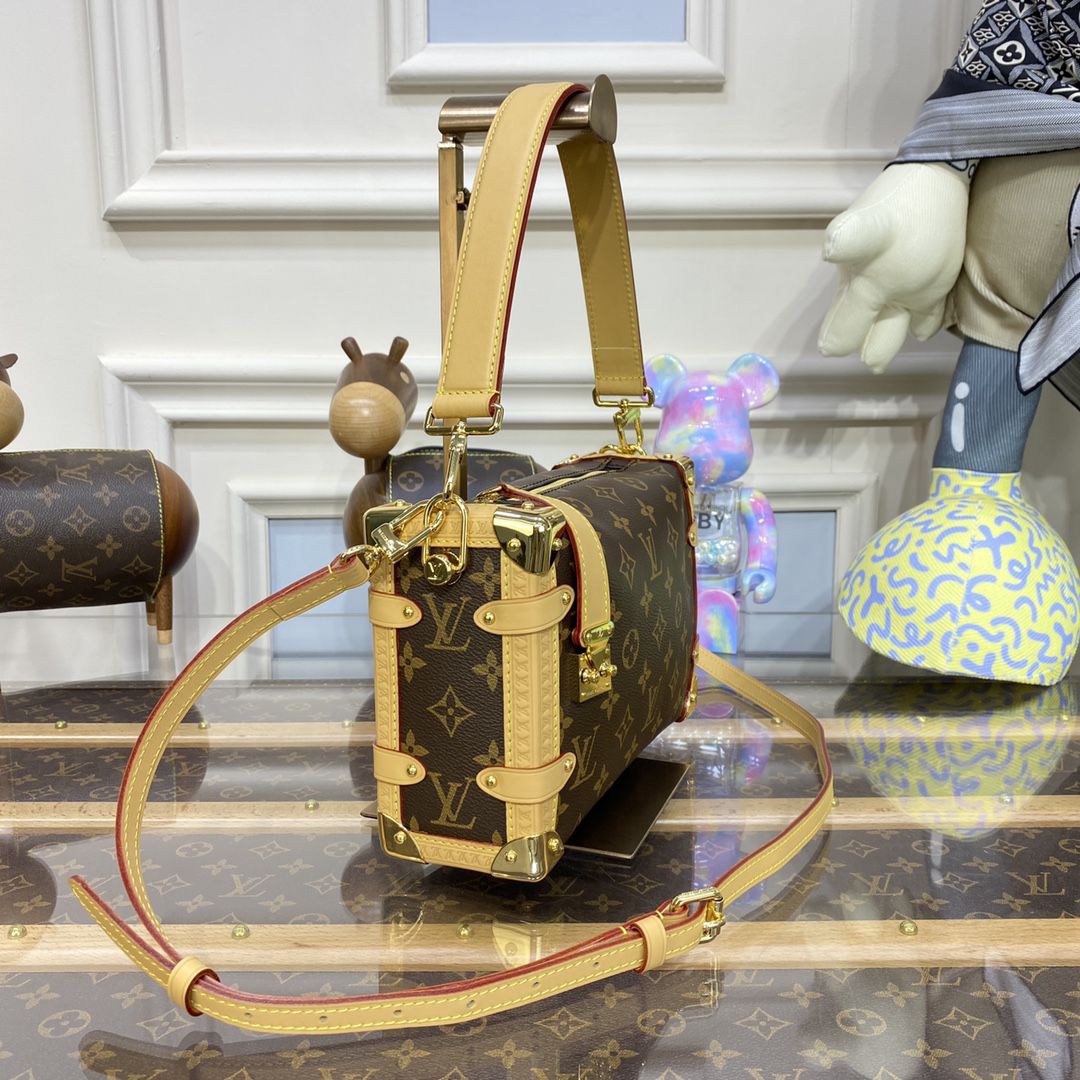 #m46358 l**is V*t*n monogram canvas side trunk pm handbag