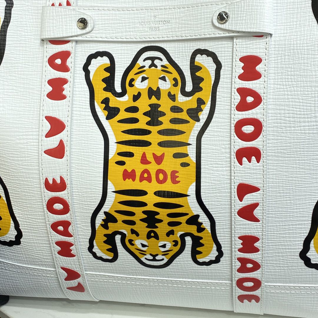 #m59366 l**is V*t*n nigo’s colorful “lv made” tiger tote journey