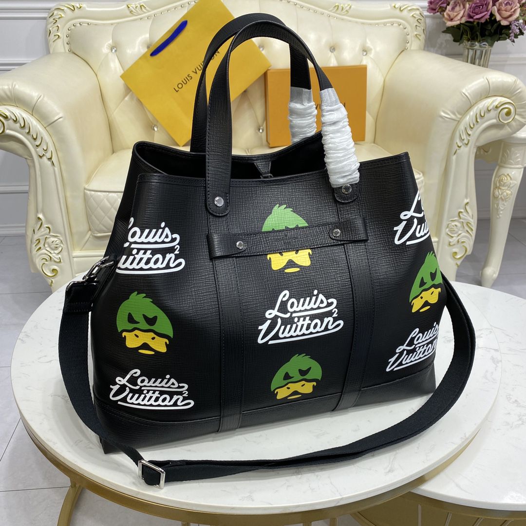 #m59373 l**is V*t*n nigo’s playful “lv” duck tote journey
