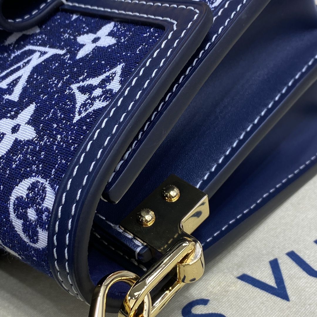 #m59716 l**is V*t*n monogram denim dauphine mini handbag