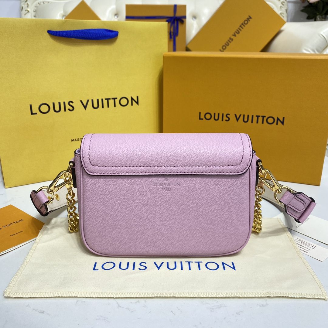 #m59732 l**is V*t*n grained calf leather lockme tender