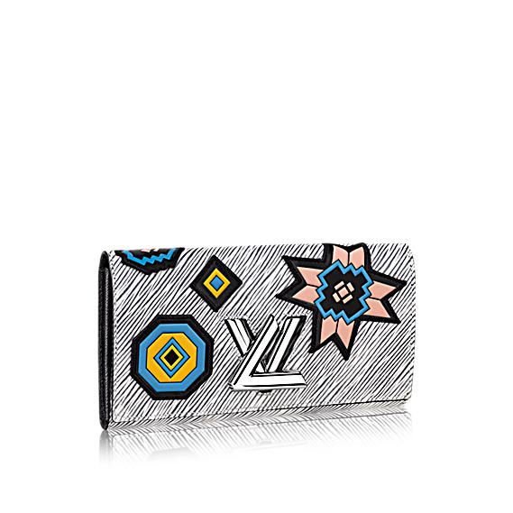 #m61494 l**is V*t*n 2015/2016 fall epi azteque zipper wallet- 2 colors