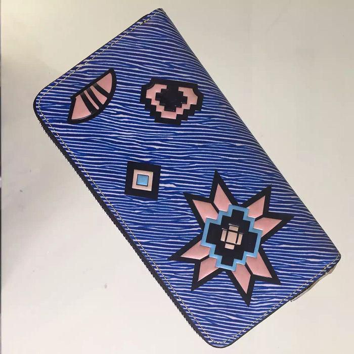 #m61494 l**is V*t*n 2015/2016 fall epi azteque zipper wallet- 2 colors